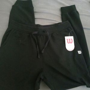 Wilson women black joggers